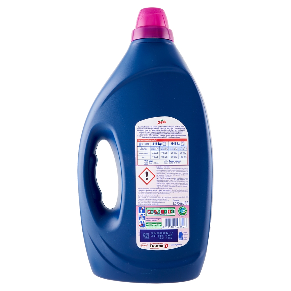 BIO PRESTO Liquido Color 35 Lavaggi 1,575 l